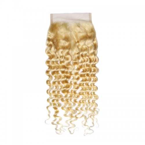 4x4 5x5 6x6 613# Virgin Hair Deep Wave Transparent Lace Closure | Human Hair Wig | Lace Front